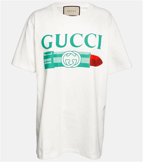 off white cotton jersey gucci|GUCCI Logo.